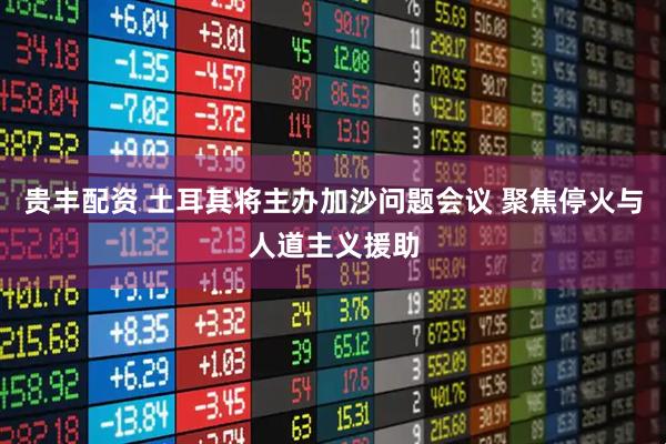 贵丰配资 土耳其将主办加沙问题会议 聚焦停火与人道主义援助