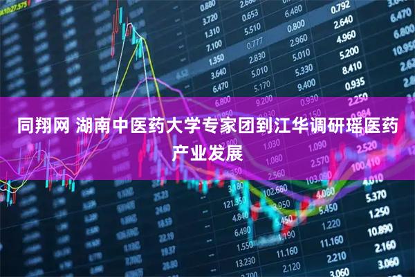 同翔网 湖南中医药大学专家团到江华调研瑶医药产业发展